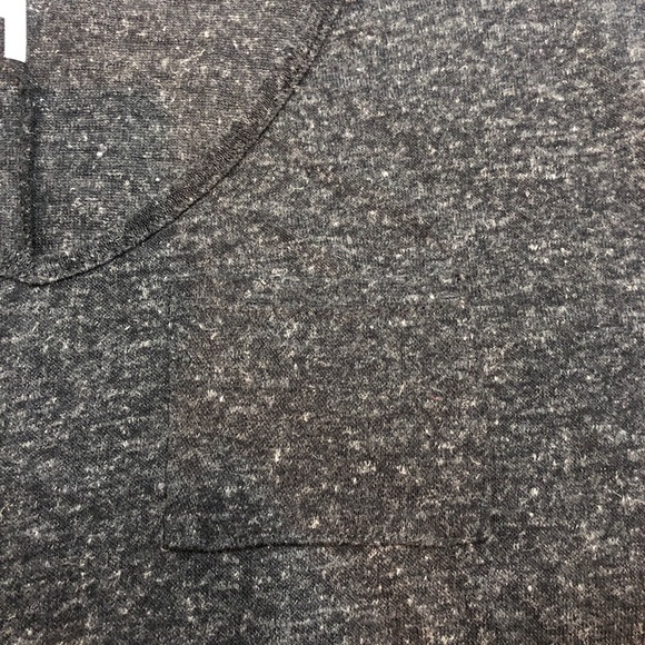 Grey oversized womens long sleeve shirt loungewear - Picture 5 of 6